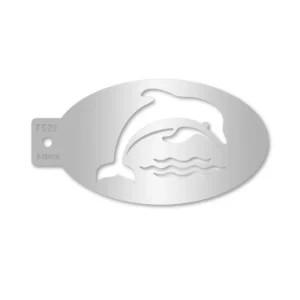 FUSION Splashing Dolphin Stencil - FS29