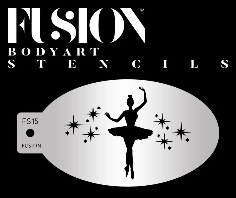 FUSION Star Ballerina Stencil - FS15 - Billede 2